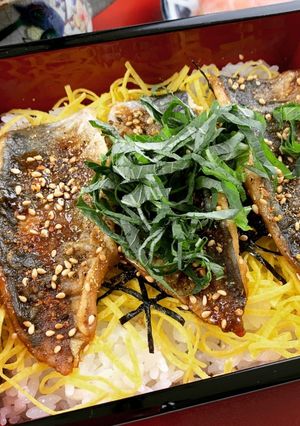 椎茸粉でうまみたっぷりアジの蒲焼き重-レシピのメイン写真