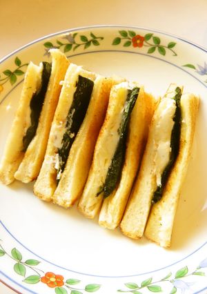 ☺️簡単♪海苔クリームチーズサンド☺️-レシピのメイン写真