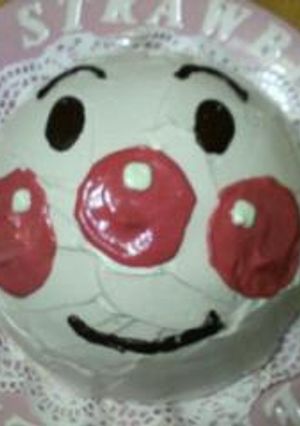 ズコット風アンパンマンケーキ-レシピのメイン写真