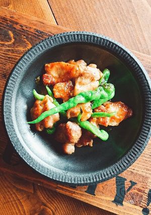 ししとうがらしと鶏のスタミナ味噌炒め❤️-レシピのメイン写真