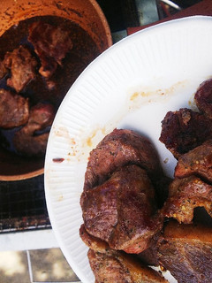 BBQにラム肉ステーキ☺️❤️☺️-レシピのメイン写真