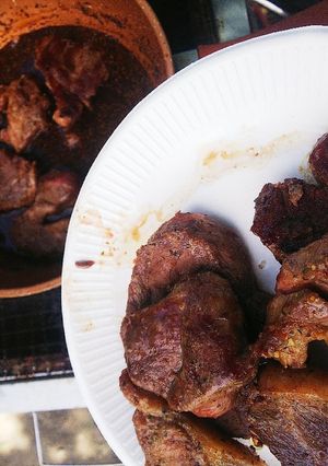 BBQにラム肉ステーキ☺️❤️☺️-レシピのメイン写真