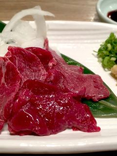 簡単!あっさり馬肉のたたき-レシピのメイン写真