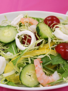 シーフードと夏野菜のサラダ-レシピのメイン写真
