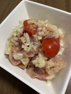 簡単おつまみ☆ディル香る生ハムマリネ-レシピのメイン写真
