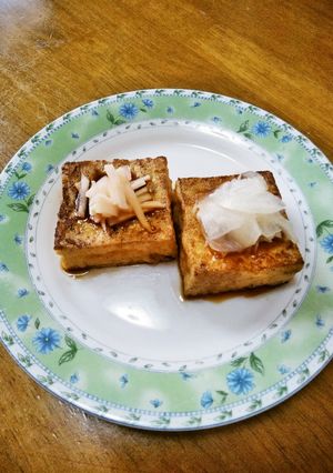 梨湖の超簡単!厚揚げソテー-レシピのメイン写真