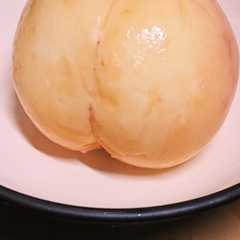 A picture of 湯剥き★ツルッと生桃(๑´>᎑<)~♡.