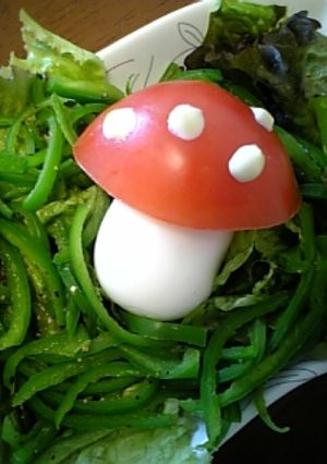 毒きのこサラダ-レシピのメイン写真