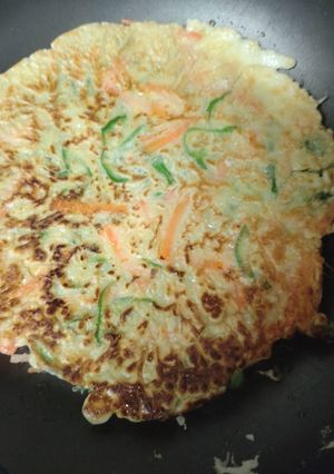 タレ無しでもありでも旨野菜チーズちぢみ-レシピのメイン写真