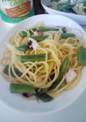 パスタソースで簡単タコ＆インゲンパスタ-レシピのメイン写真