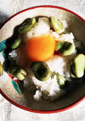 貴女風味で空豆でタマタマ飯❤️ゆりさん風-レシピのメイン写真