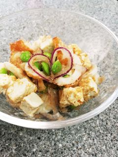 ちくわと枝豆のクリームチーズ削り節和え♪-レシピのメイン写真