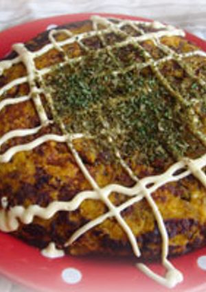 かぼちゃと豆腐のお好み焼き風-レシピのメイン写真