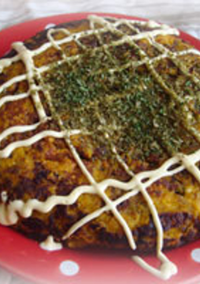 かぼちゃと豆腐のお好み焼き風-レシピのメイン写真