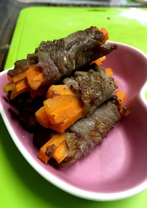 簡単！人参の牛肉巻き-レシピのメイン写真