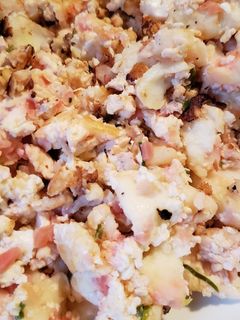 ふんわりはんぺんと豆腐のお焼き-レシピのメイン写真
