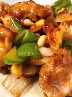 鶏肉とナッツのオイスターソース炒め-レシピのメイン写真