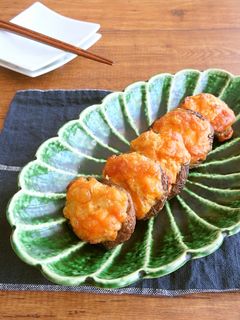 しいたけの明太ツナマヨチーズ焼き-レシピのメイン写真