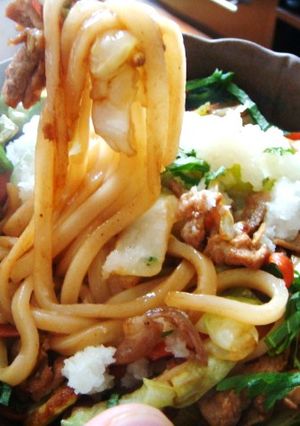 大根おろしがいいね☆和風焼うどん♪-レシピのメイン写真