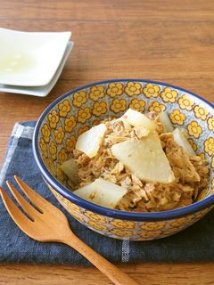 レンジで簡単☆大根とさば缶和え-レシピのメイン写真