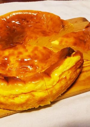 混ぜて焼くのみ！バスクチーズケーキ-レシピのメイン写真