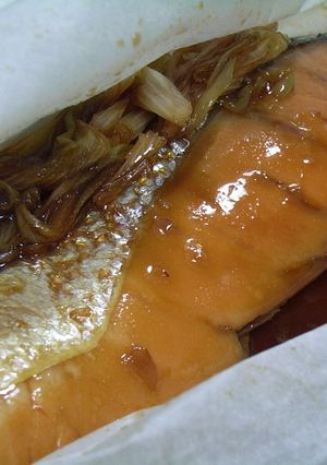 レンジで鮭の煮付け☆-レシピのメイン写真