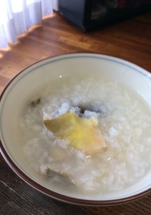 鮎の一夜干しで鮎雑炊 炊飯器調理-レシピのメイン写真