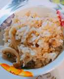 サバ缶もち麦のヘルシー炊き込みご飯