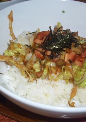 ランチメニュー★ベーコンキャベ丼-レシピのメイン写真