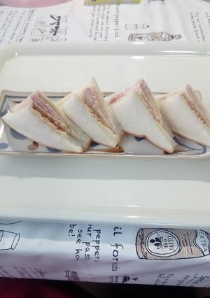 ツナとベーコンチーズサンドイッチ｡-レシピのメイン写真