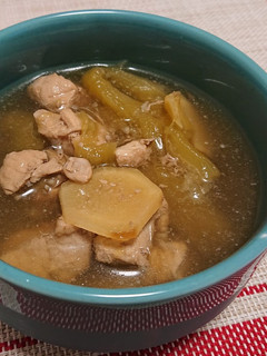 茄子と鶏肉のスープ〔ホットクック〕-レシピのメイン写真