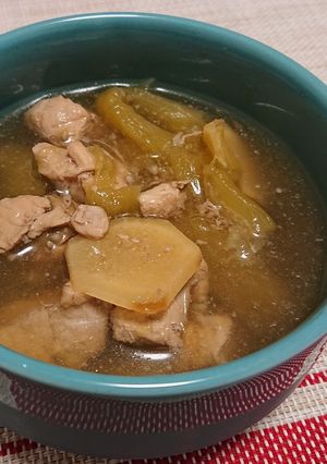 茄子と鶏肉のスープ〔ホットクック〕-レシピのメイン写真