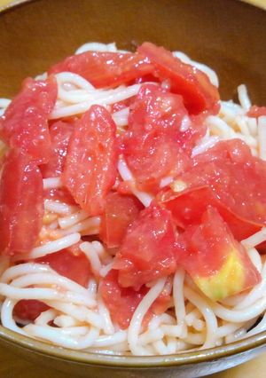 すごいシンプルなトマトパスタ-レシピのメイン写真