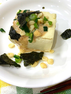 ひとりごはん ごまだれ豆腐-レシピのメイン写真