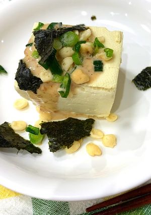 ひとりごはん ごまだれ豆腐-レシピのメイン写真