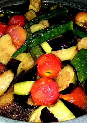 夏野菜の揚げ浸し-レシピのメイン写真