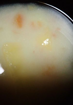 叩き梅とじゃが芋の白味噌汁-レシピのメイン写真