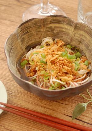 フライドオニオンのぶっかけそうめん-レシピのメイン写真