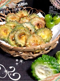 下処理なし!そのまんまゴーヤの天ぷら♪-レシピのメイン写真