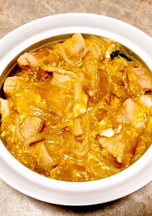 入れ込むだけ簡単あんかけ親子うどん(丼)-レシピのメイン写真