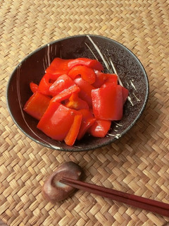 パプリカの梅しょう油煮-レシピのメイン写真