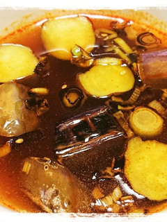 ピリ辛☆なす入り冷たいうどんのおつゆ-レシピのメイン写真