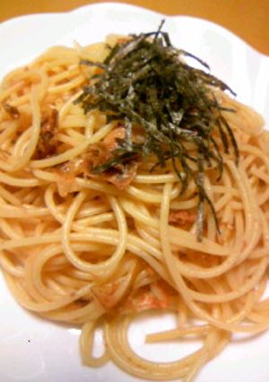 ★シンプルに！梅おかかパスタ★-レシピのメイン写真