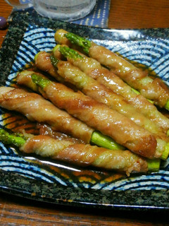 ニンニク醤油☆アスパラの豚巻きまき-レシピのメイン写真