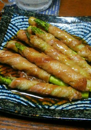 ニンニク醤油☆アスパラの豚巻きまき-レシピのメイン写真