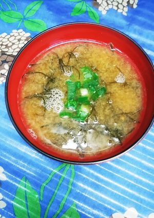 生モズクのお味噌汁-レシピのメイン写真