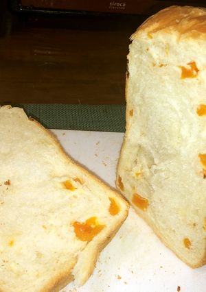 干しあんずと酒かすの食パン-レシピのメイン写真