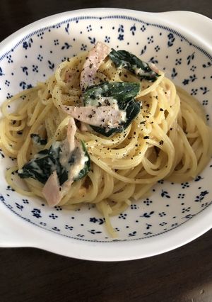 簡単！クリームスパゲティ？-レシピのメイン写真