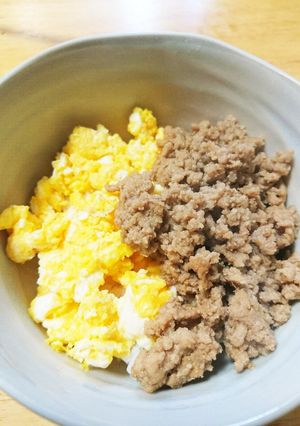 二色そぼろ丼-レシピのメイン写真