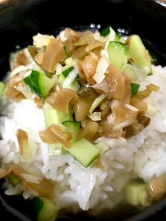 簡単!さっぱり☆冷やし茶漬け(中華風)-レシピのメイン写真